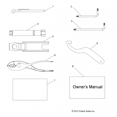 References, Tool Kit & Owners Manual