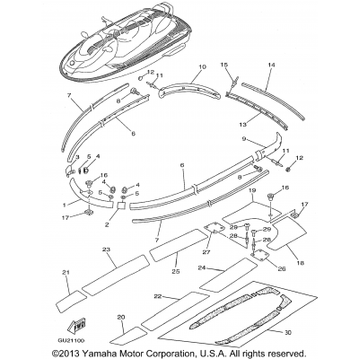 Gunwale Mat