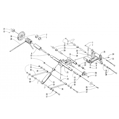 REAR SUSPENSION REAR ARM ASSEMBLY