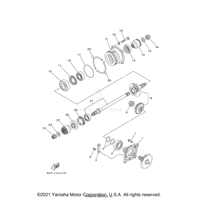 MIDDLE DRIVE GEAR