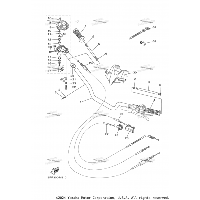 Steering Handle & Cable