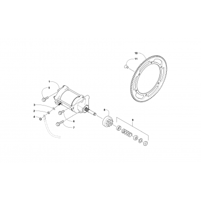 STARTER MOTOR ASSEMBLY