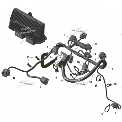 Rotax - Engine Harness And Electronic Module
