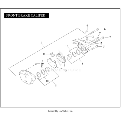FRONT BRAKE CALIPER