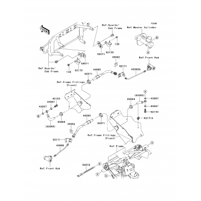 Front Brake Piping