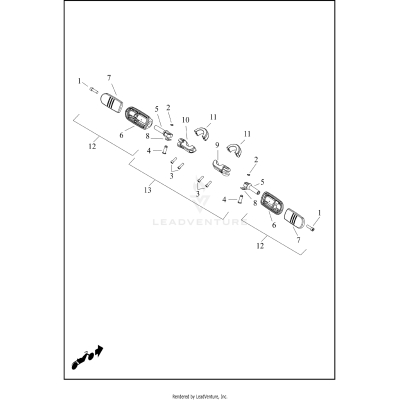 FOOTPEGS, HIGHWAY - FLHLT