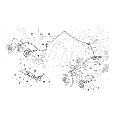 HYDRAULIC BRAKE ASSEMBLY