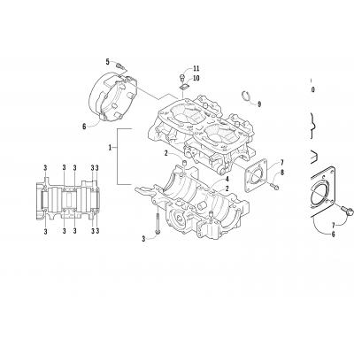 CRANKCASE ASSEMBLY