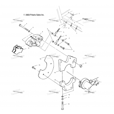 Rear Caliper Mounting