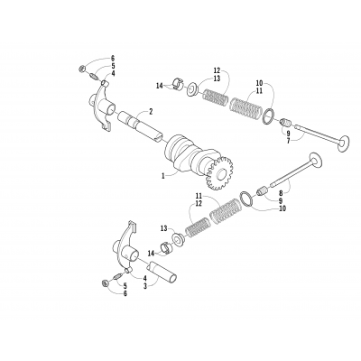 CAMSHAFT/VALVE ASSEMBLY