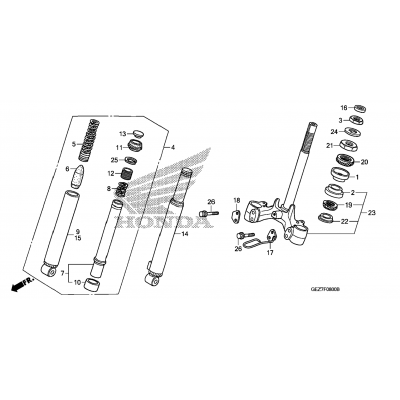 FRONT FORK / FRONT CUSHION