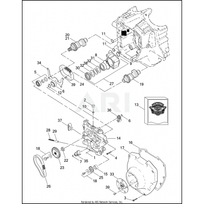 CAMSHAFTS AND CAM COVER - TWIN CAM 88™