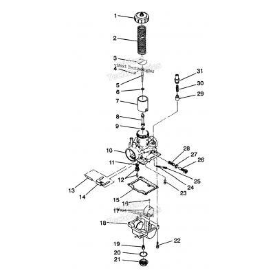 Carburetor 6X6 350L W938739