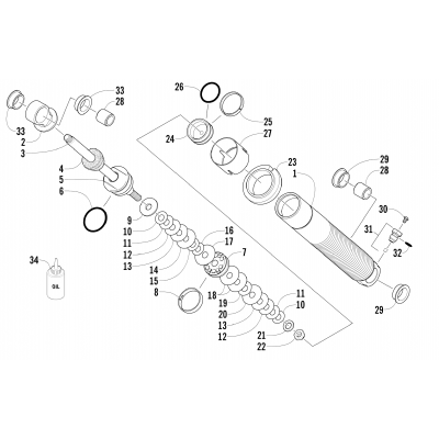 FRONT SUSPENSION SHOCK ABSORBER