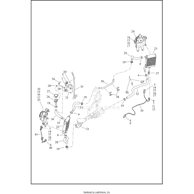 RADIATOR, COOLANT HOSES AND BOTTLE