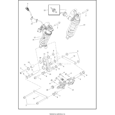 SHOCK ABSORBER, REAR