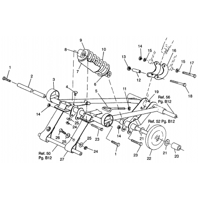 Front Torque Arm 600 Xcr Sp & European 600 Xcr Sp E965677