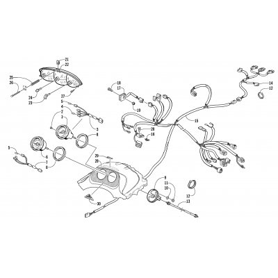 HEADLIGHT, INSTRUMENTS, AND WIRING ASSEMBLIES (ESR)