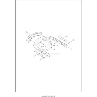 TAILLIGHT AND FENDER REAR SUPPORT ASSEMBLY