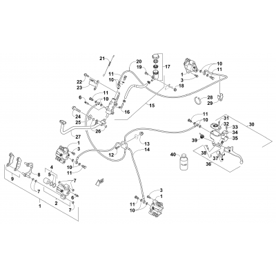 HYDRAULIC BRAKE ASSEMBLY