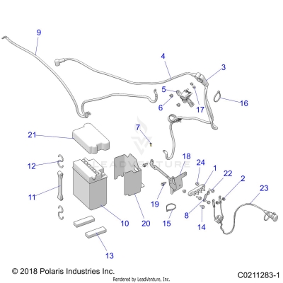 ELECTRICAL, BATTERY - A20SWE57A1/3A1 (C0211283-1)