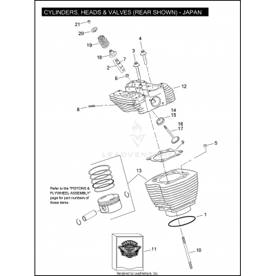 CYLINDERS, HEADS & VALVES - TWIN CAM 96™ - JAPAN