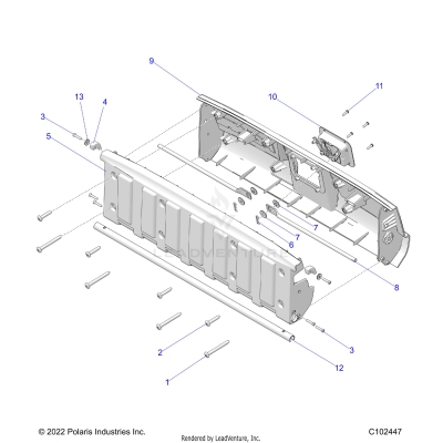 BODY, TAILGATE - A25SZE57C2/E2 (C102447)