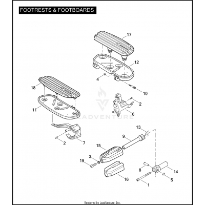 FOOTRESTS & FOOTBOARDS