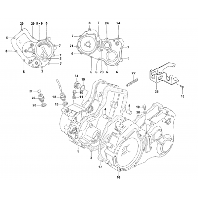 CRANKCASE COVER ASSEMBLY