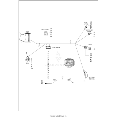 WIRING HARNESS, MAIN - FLRT (8 OF 9)