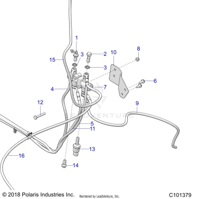 BRAKES, VALVE SYSTEM - A20SEF57C1/S57C1/C2/C5/C9/CK/CY/F1/F2/E1/E2/E5/EK (C101379)