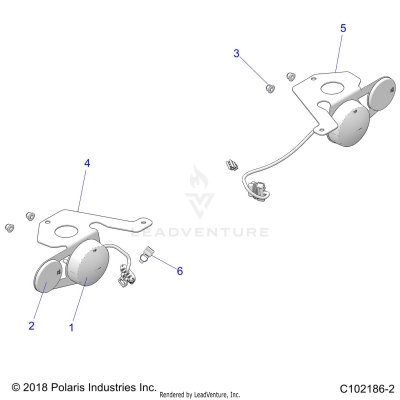 ELECTRICAL, TAILLIGHT - A25SGE95CT/ET (C102186-2)