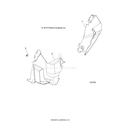 BODY, FRONT MUD GUARDS - A19SXE95FR (100756)