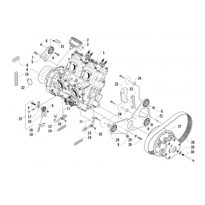 ENGINE AND RELATED PARTS