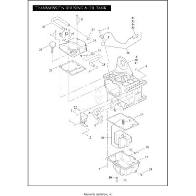 TRANSMISSION HOUSING & OIL TANK