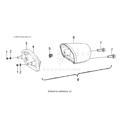 ELECTRICAL, TAILLIGHT - A25YFA11N5 (49ATVHEADLIGHT07SPRT90)