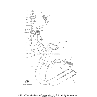 STEERING HANDLE CABLE