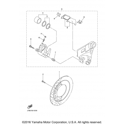 Rear Brake Caliper