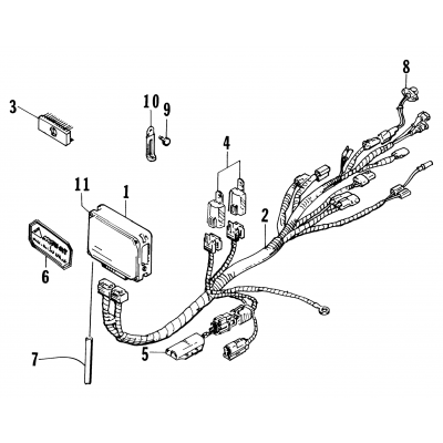 ECU AND ECU HARNESS ASSEMBLIES