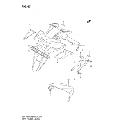 REAR FENDER LOWER