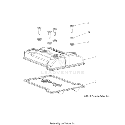 ENGINE, VALVE COVER - A17DCE87AU (49RGRVALVE13900XP)