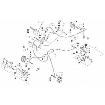 HYDRAULIC BRAKE ASSEMBLY