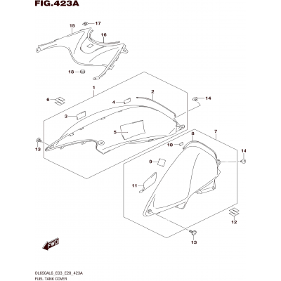 FUEL TANK COVER