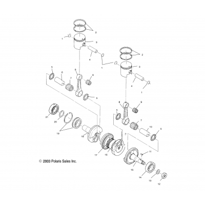 Piston & Crankshaft /Bsa