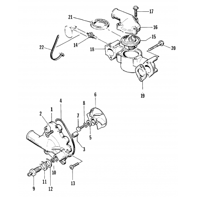 WATER PUMP/WATER MANIFOLD