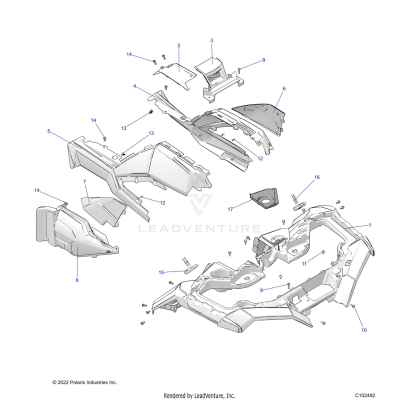 BODY, FRONT CAB - A24SXZ95AR (C102492)