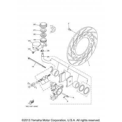 Rear Brake Caliper