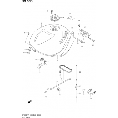 FUEL TANK (MODEL K2)