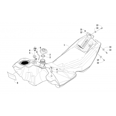 GAS TANK ASSEMBLY