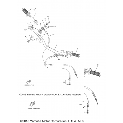 Steering Handle Cable